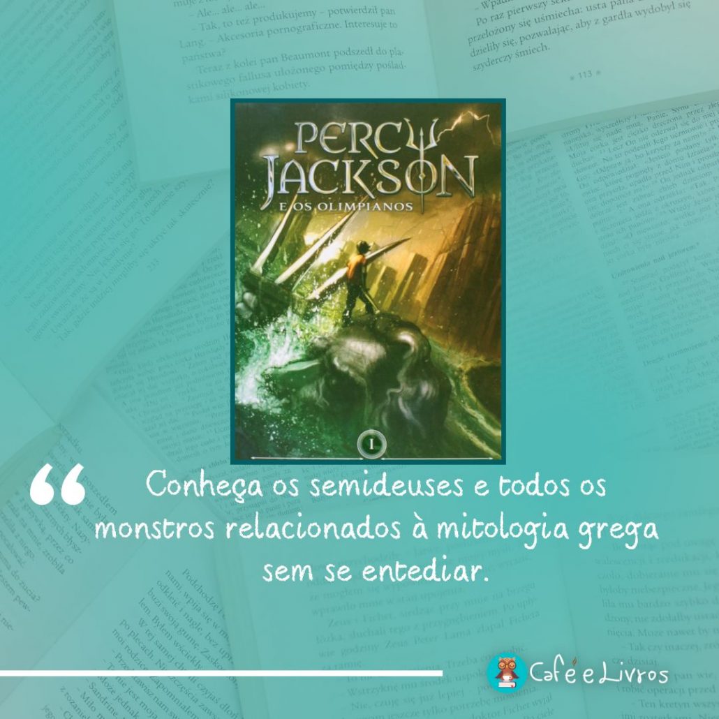 foto do livro percy jaskcson e o ladrão de raios