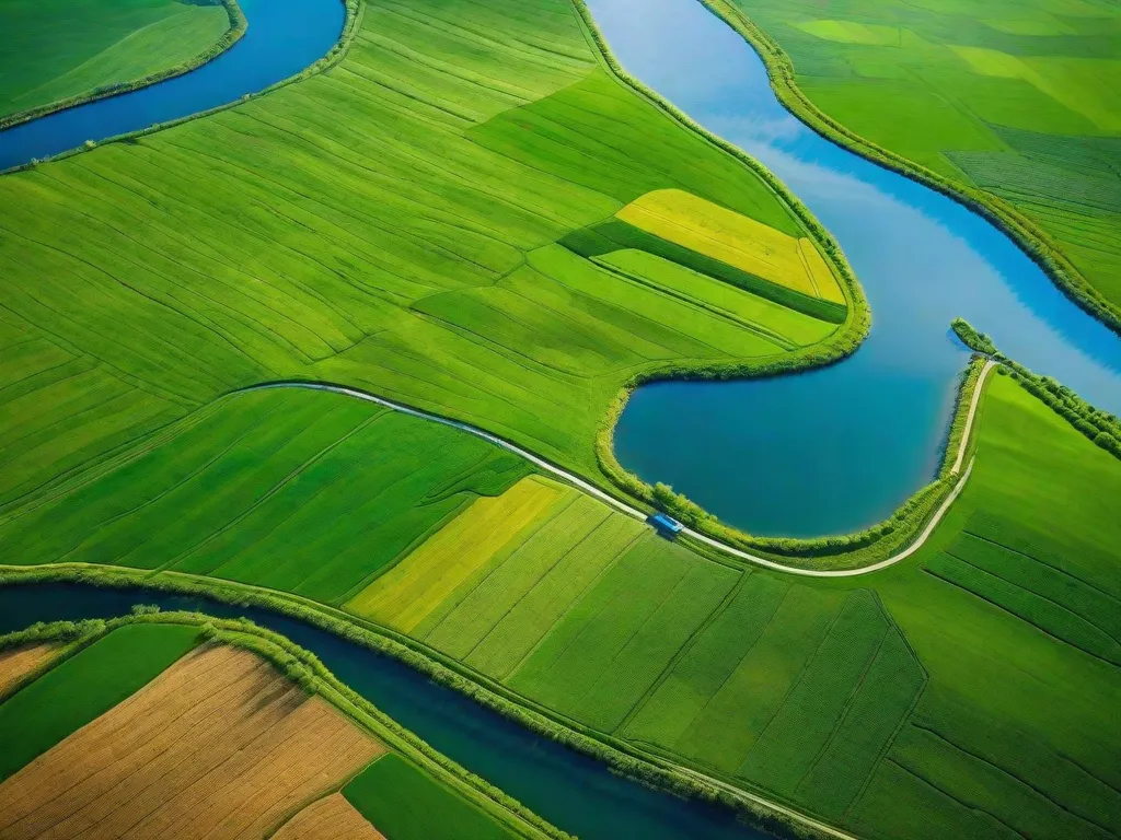 Experimente a beleza impressionante da natureza de cima com fotografias aéreas de tirar o fôlego. Imagine um vibrante mosaico de campos coloridos se estendendo abaixo de um céu azul claro, enquanto rios serpenteiam por paisagens verdes exuberantes. A perspectiva aérea oferece uma visão única e hipnotizante que deixará você se sentindo inspirado e conectado com o